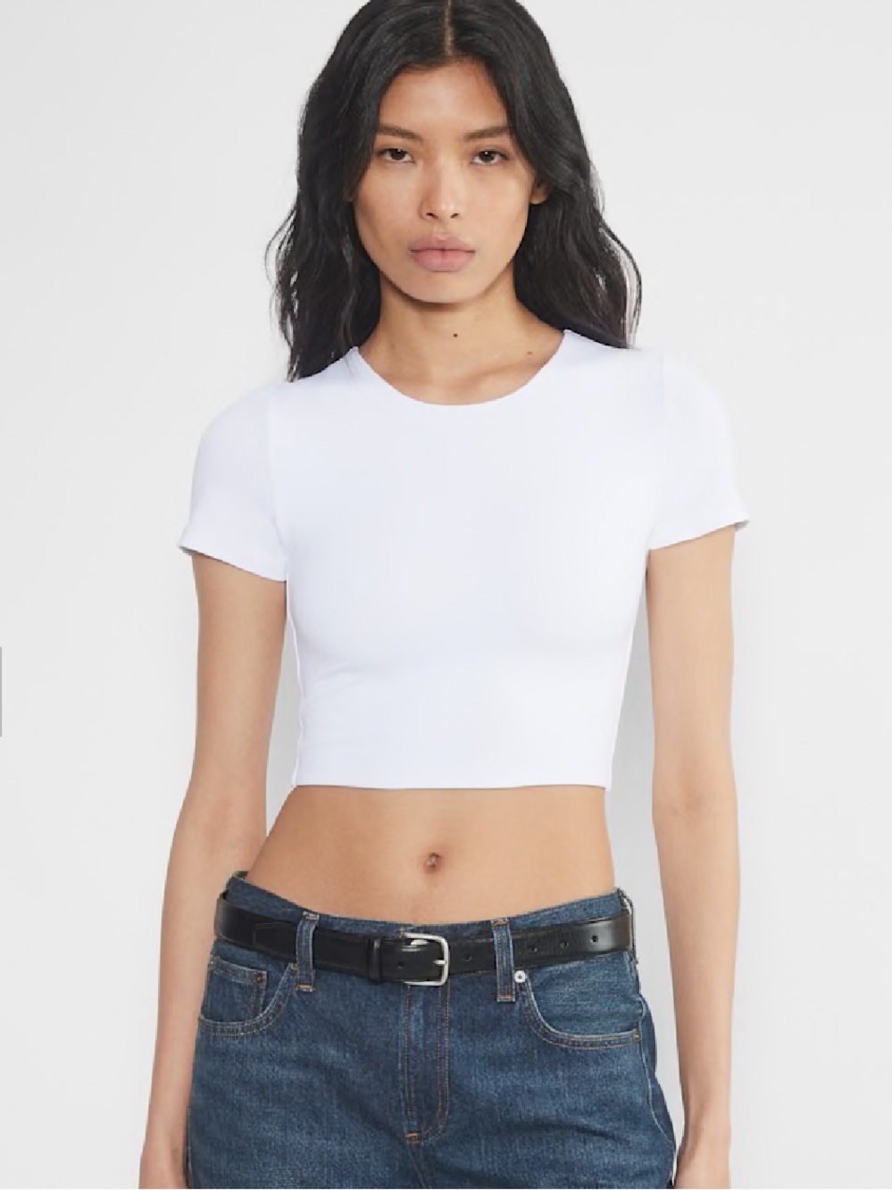 Aritzia Babaton Contour Crew Cropped Tee